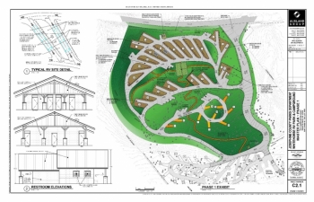 Picture of planned remodel of Whitehorse Park.